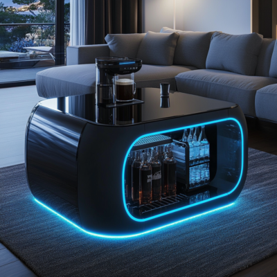 Morning Ritual Redefined: The Ultimate Coffee Table with Built-in Coffee Maker